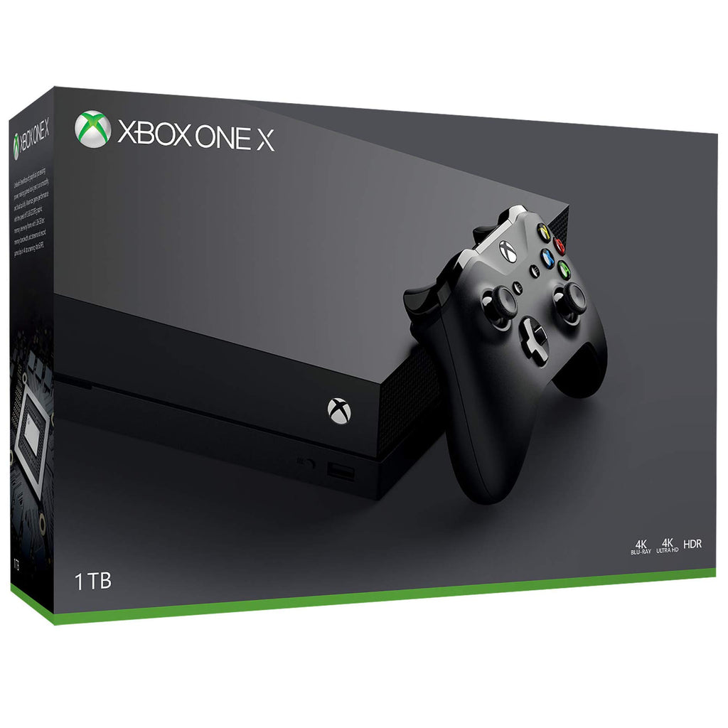 Xbox One X 1TB Gaming Console with Wireless Controller Black W682743