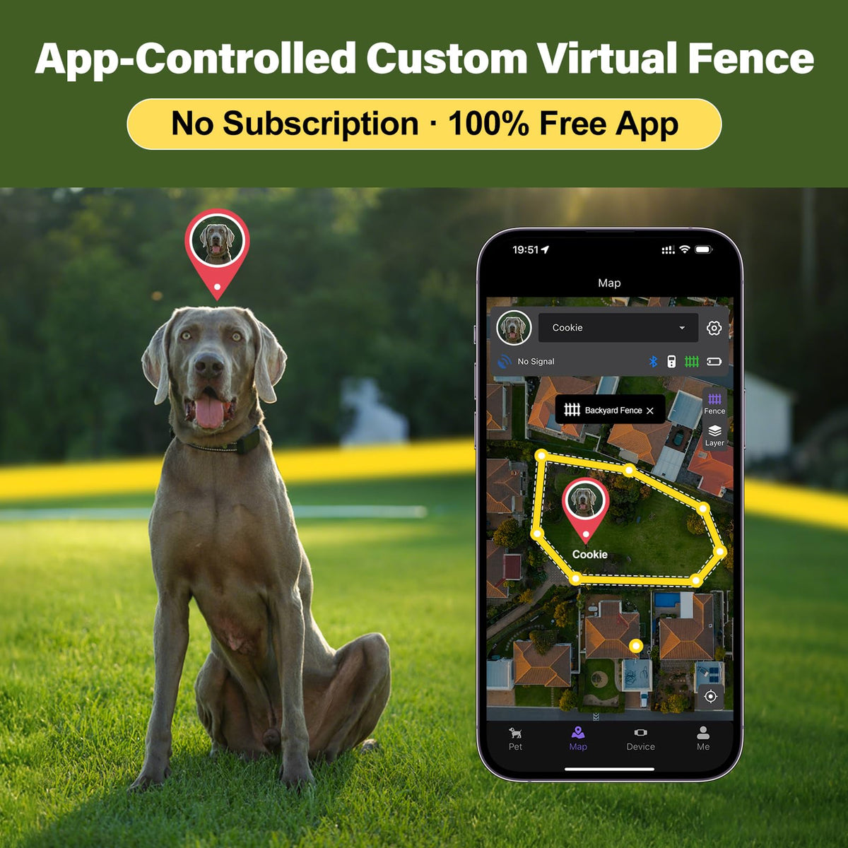 Wireless Dog Collar Fence System with Remote Training P841