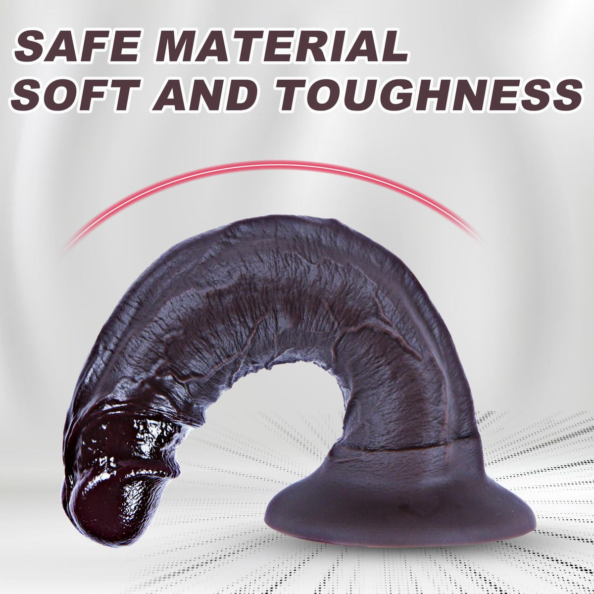 7 Inch Dual Density Silicone Dildo with Suction Cup O5525