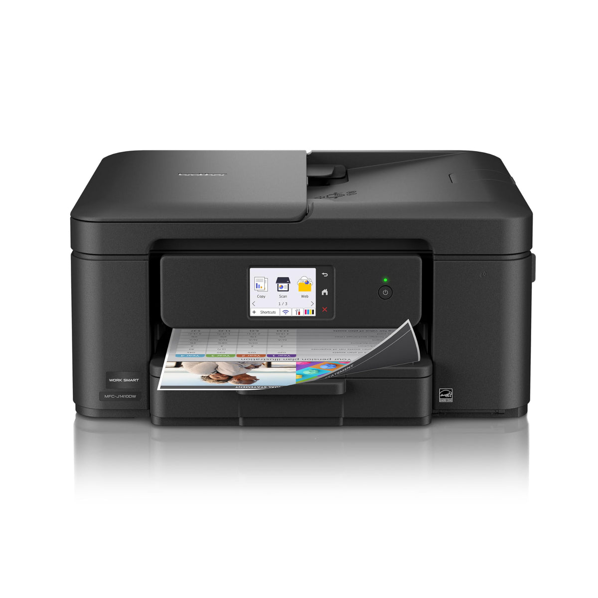 Wireless Color Inkjet All-in-One Printer with Touchscreen and Automatic Duplex Printing V53094