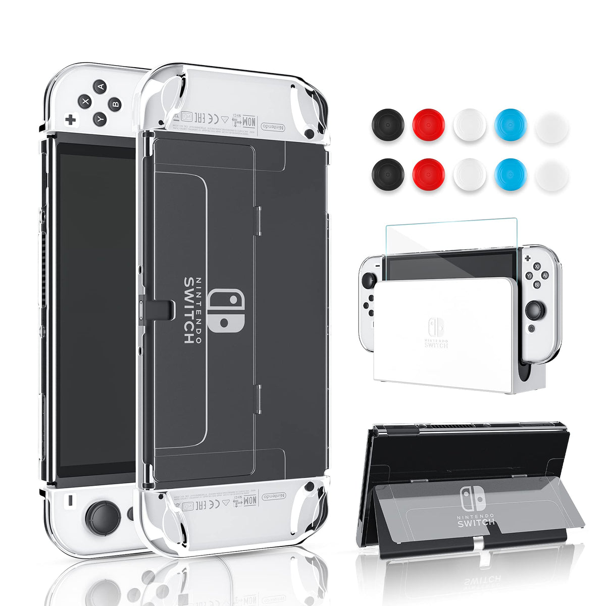 Protective Case for Nintendo Switch OLED Model with Screen Protector R130501