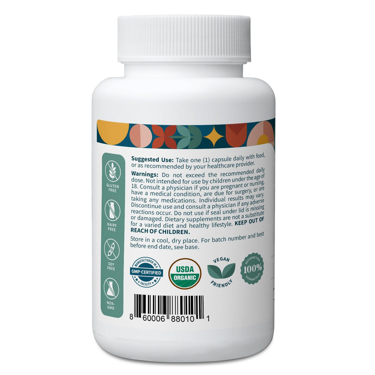 Organic Garlic Supplement 30 Capsules R645