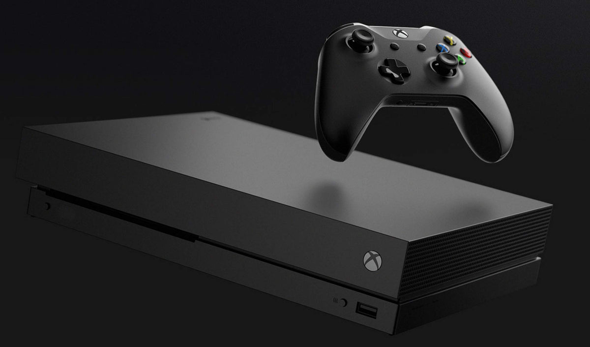 Xbox One X 1TB Gaming Console with Wireless Controller Black W682743