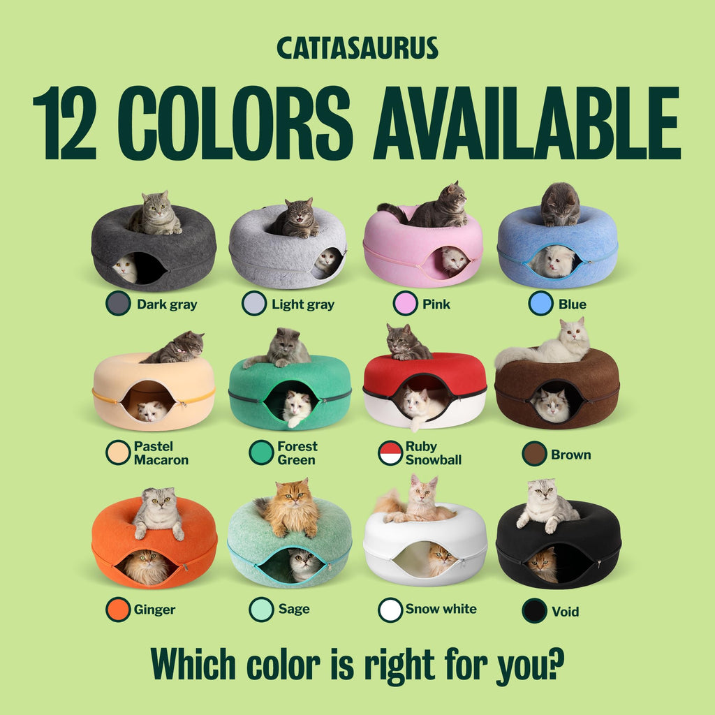 Large Dark Gray Cat Cave Bed V13040