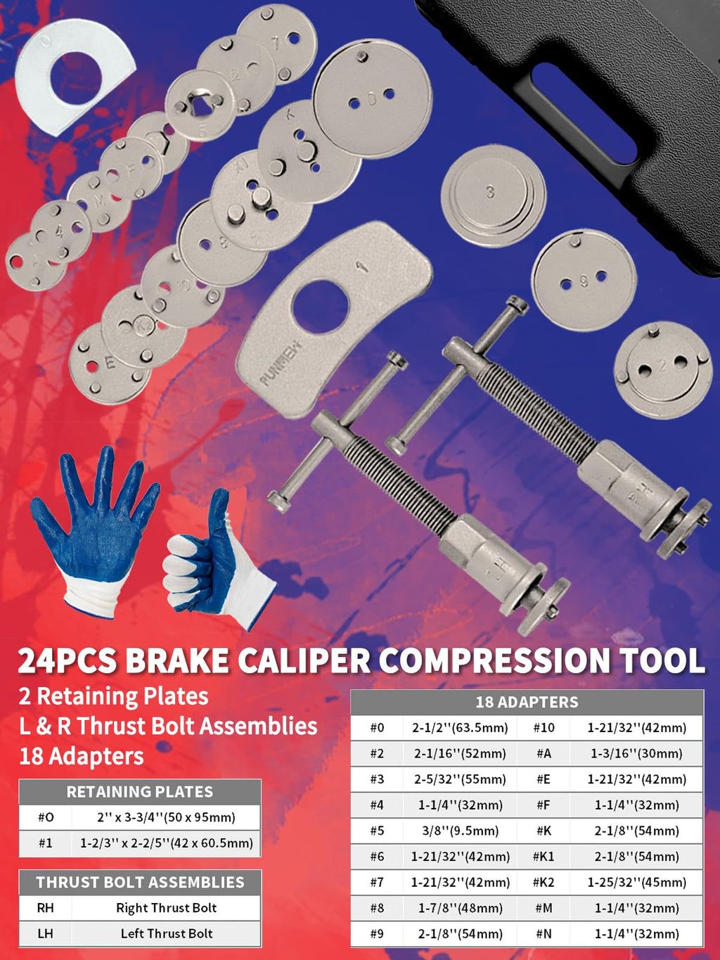 Heavy Duty Disc Brake Caliper Compression Tool L597