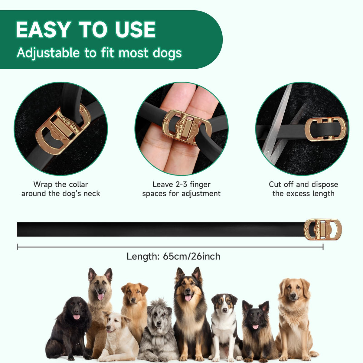 4 Pack Flea Collar for Dogs C828943