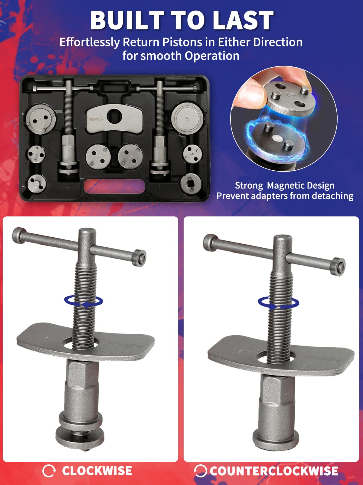 Heavy Duty Disc Brake Caliper Compression Tool L597