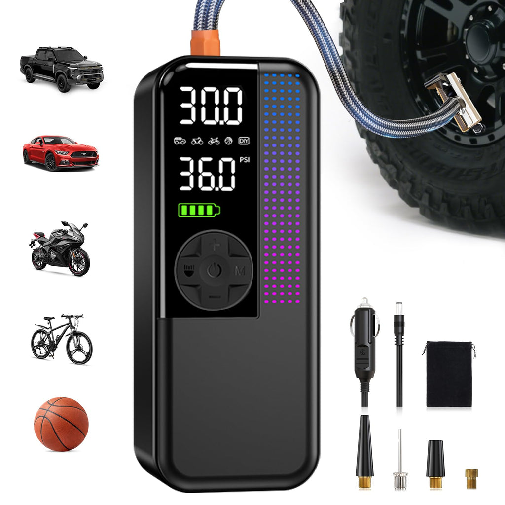 150PSI Portable Cordless Tire Inflator Air Compressor L616195