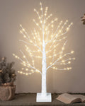 24 Inch Artificial Lighted Birch Tree with 144 LED Lights Z988744