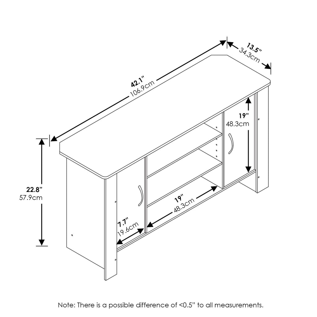 Espresso TV Stand Entertainment Center O466