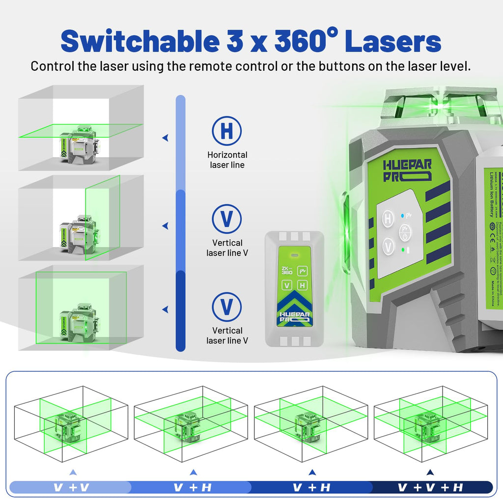 360 Self Leveling Green Laser Level with Tripod A564830