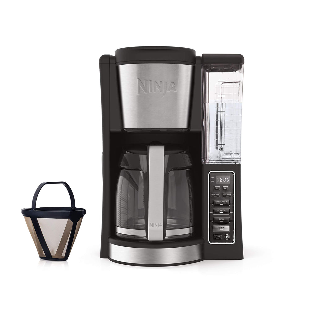 12-Cup Programmable Coffee Maker with 60 oz. Water Reservoir, Black/Stainless Steel V835987