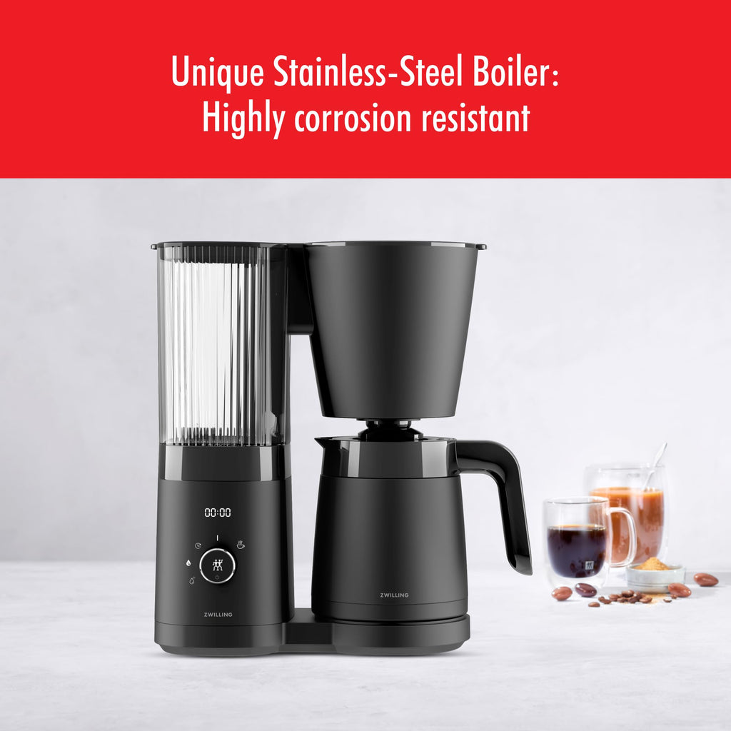 Black 10 Cup Drip Coffee Maker with Thermo Carafe B69962