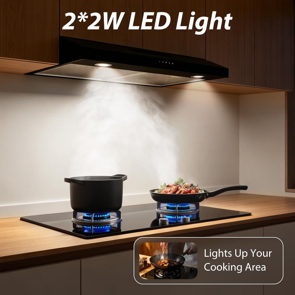 30 inch Under Cabinet Stainless Steel Range Hood Q663