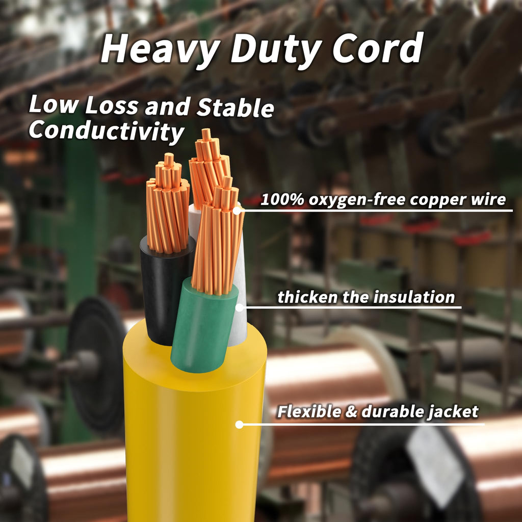 14/3 AWG 100 FT Heavy Duty Extension Cord T1741