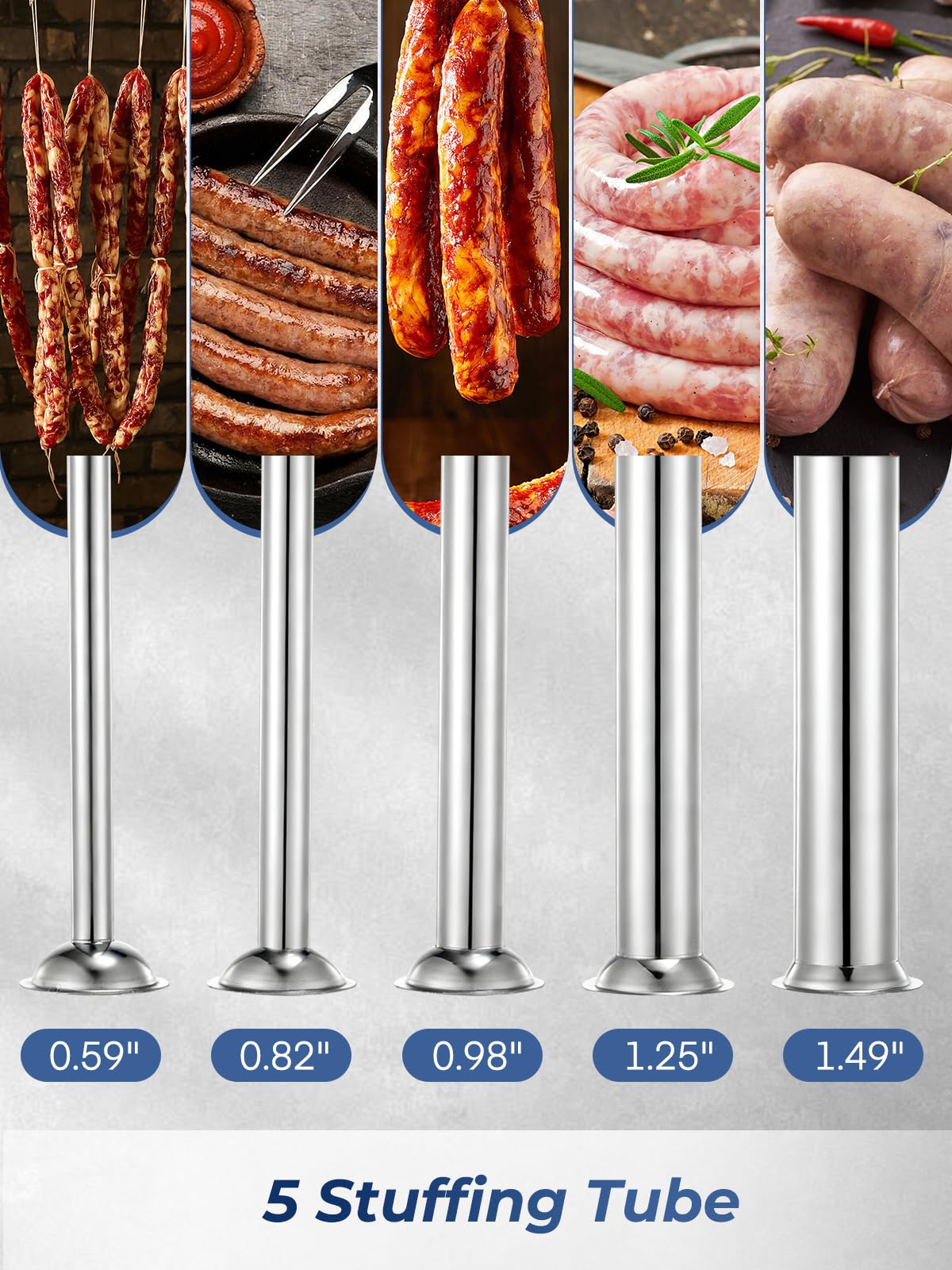 33LBS Stainless Steel Sausage Stuffer W5487
