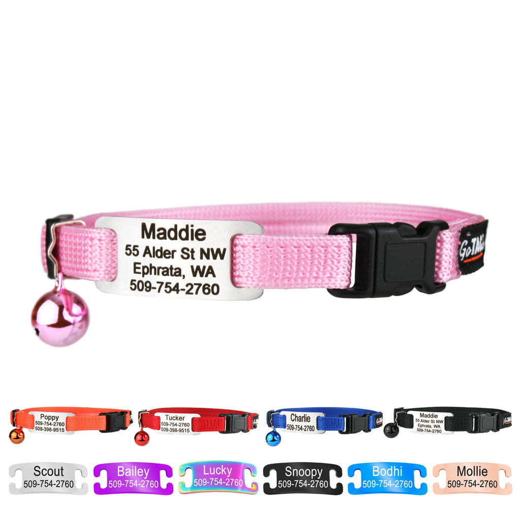 Personalized Cat Collars with Tag R68114