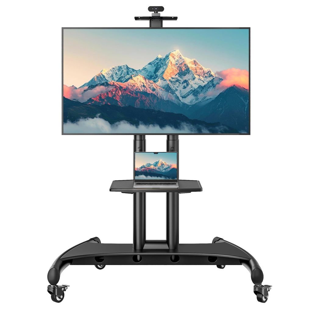 Rolling TV Stand with Shelf for 32-83" TV V53413