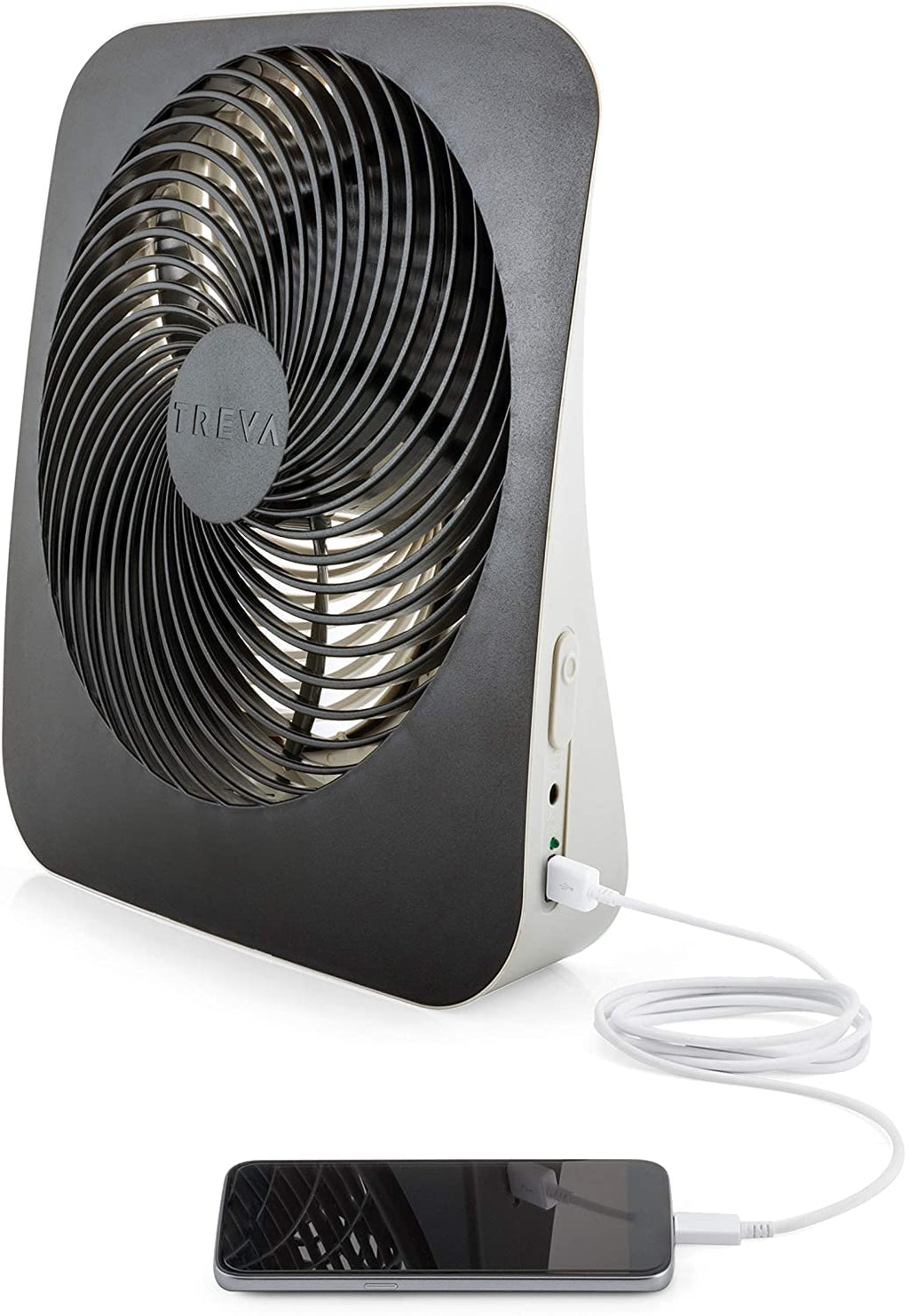 10 in Portable Desk Fan 2-Speed with USB Port V311256