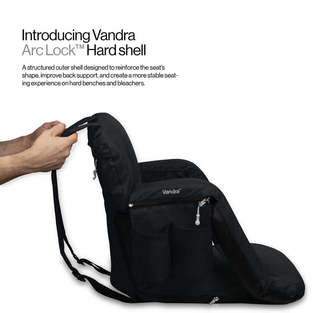 Wide Padded Bleacher Chair with Back Support O26648