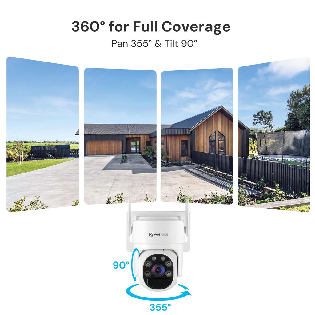 4MP Solar Wireless Security Cameras C4581