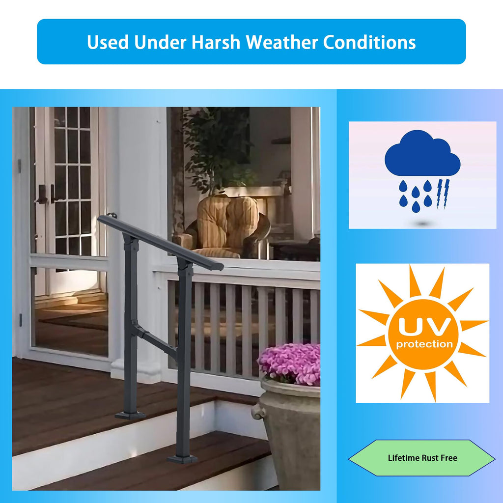 1 Step Aluminum Alloy Handrail C2319