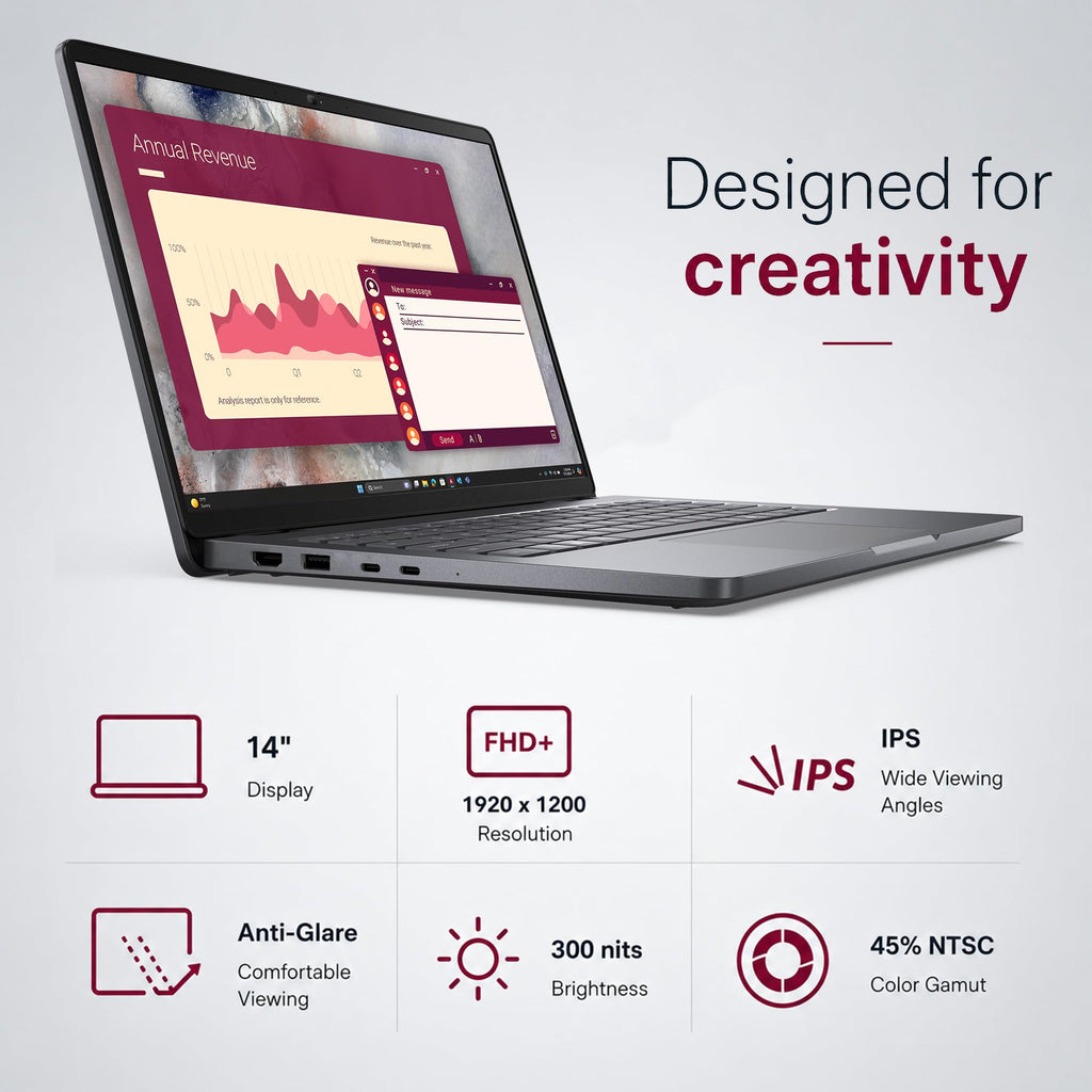14" FHD+ Intel Core 5 16GB 512GB SSD Laptop Q901446