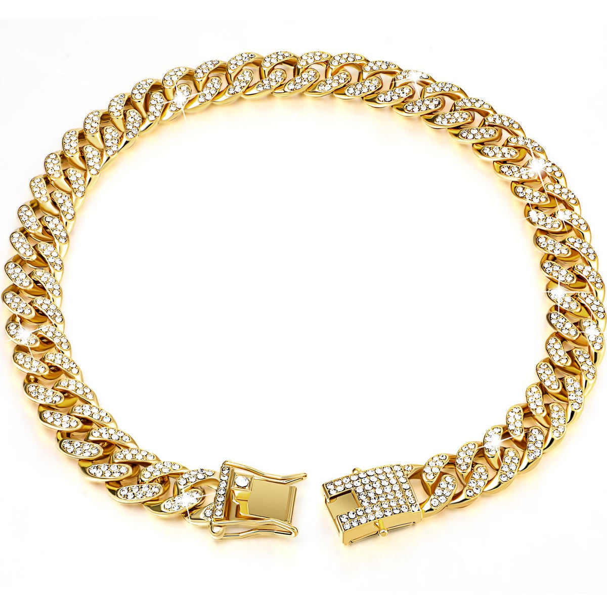 Gold 8 Inch Dog Collar X473