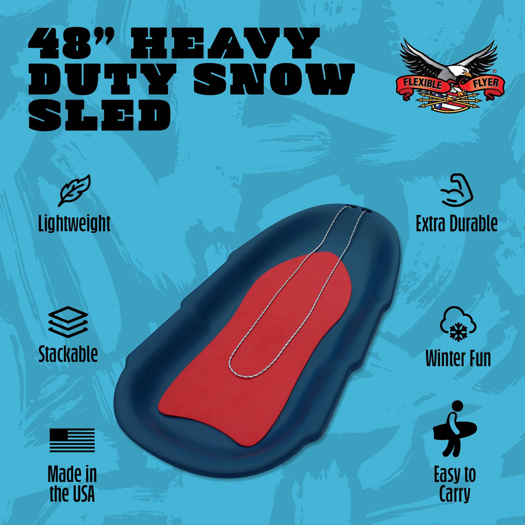 Heavy Duty Plastic Snow Sled K860