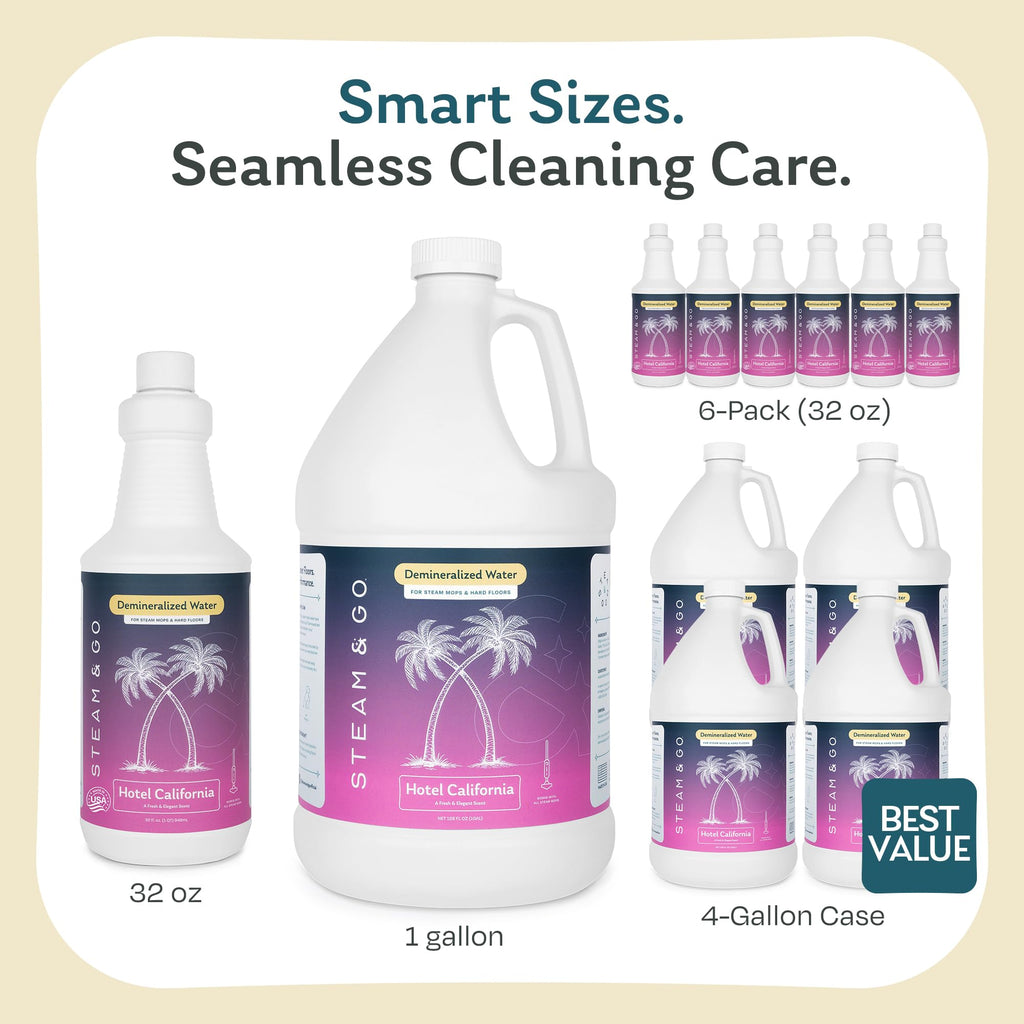 Demineralized Water for Steam Mop, 32 Ounces B79701