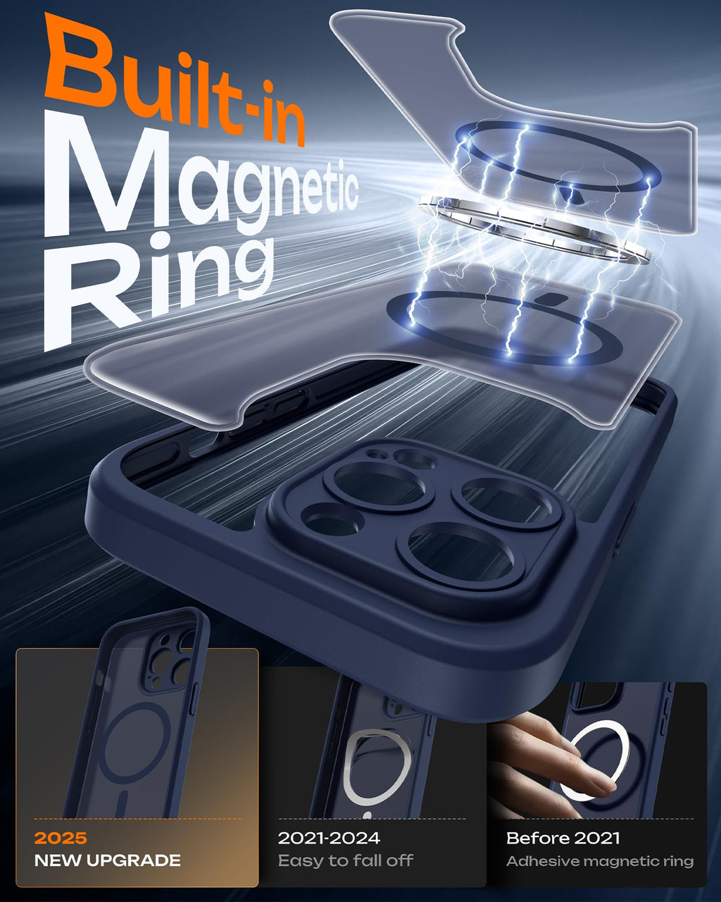 Dark Blue iPhone 13 Pro Max Case X545