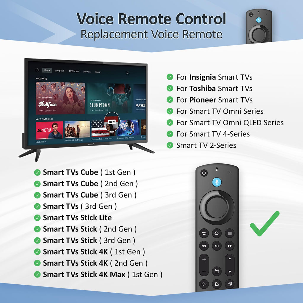 Replacement Fire Stick Remote T119