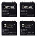 6V 210AH Dual Terminal SLA Deep Cycle Battery 4 Pack E25152