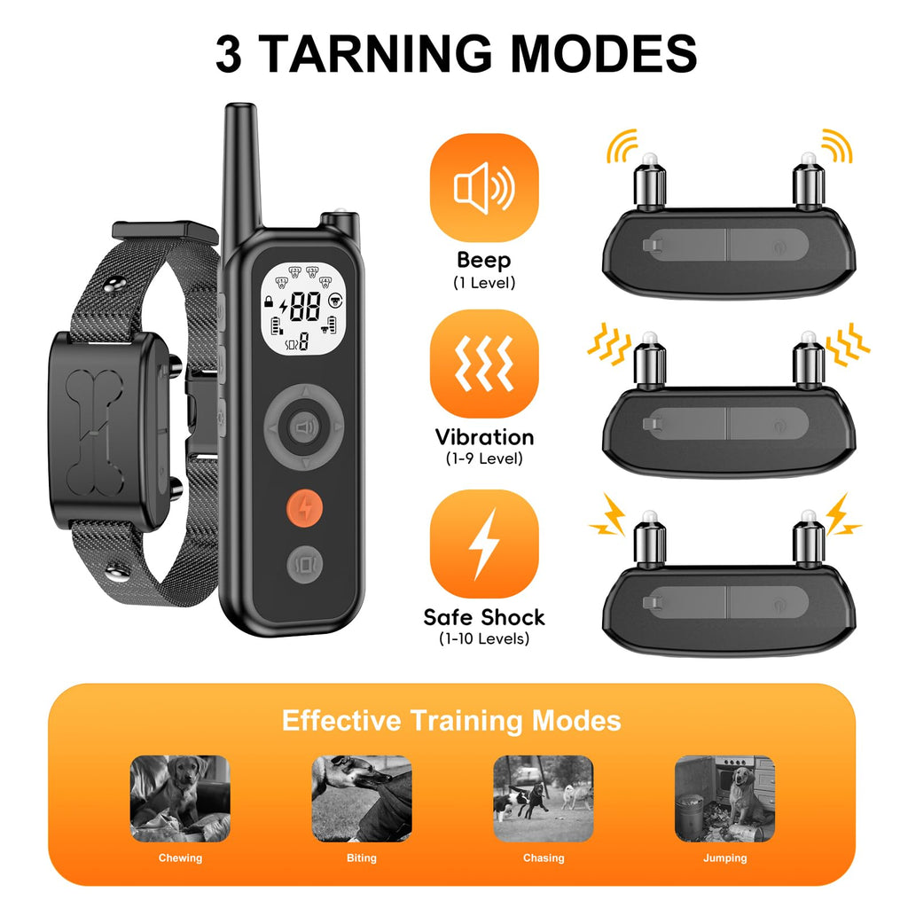Wireless Dog Fence System with Remote Training Collar L24303