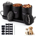 Airtight Dog Treat Container Set with Lid and Tray R35385