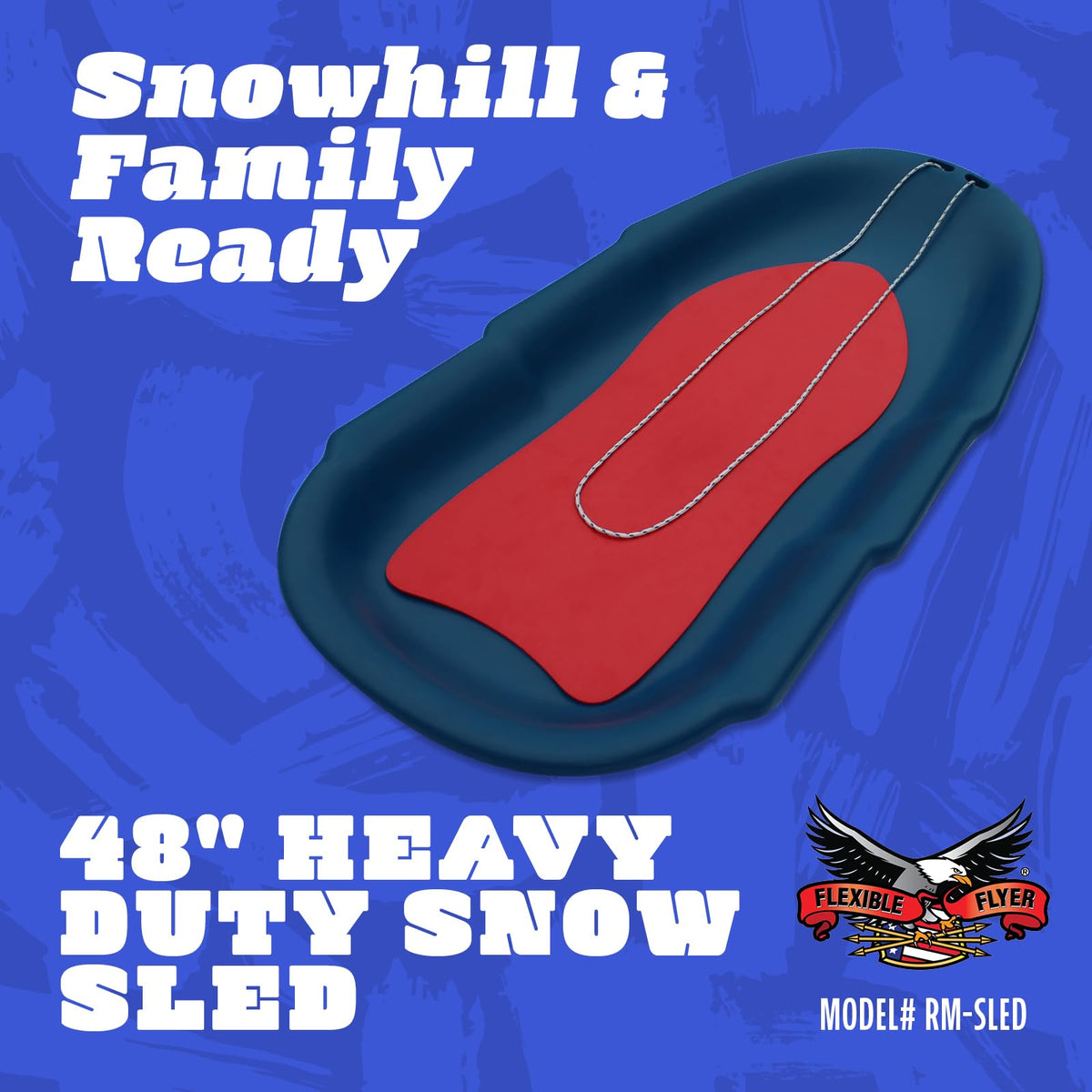 Heavy Duty Plastic Snow Sled K860