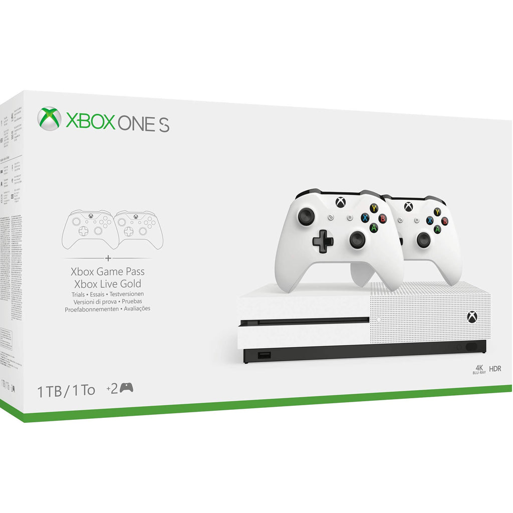 White 1TB Xbox One S Console H4758