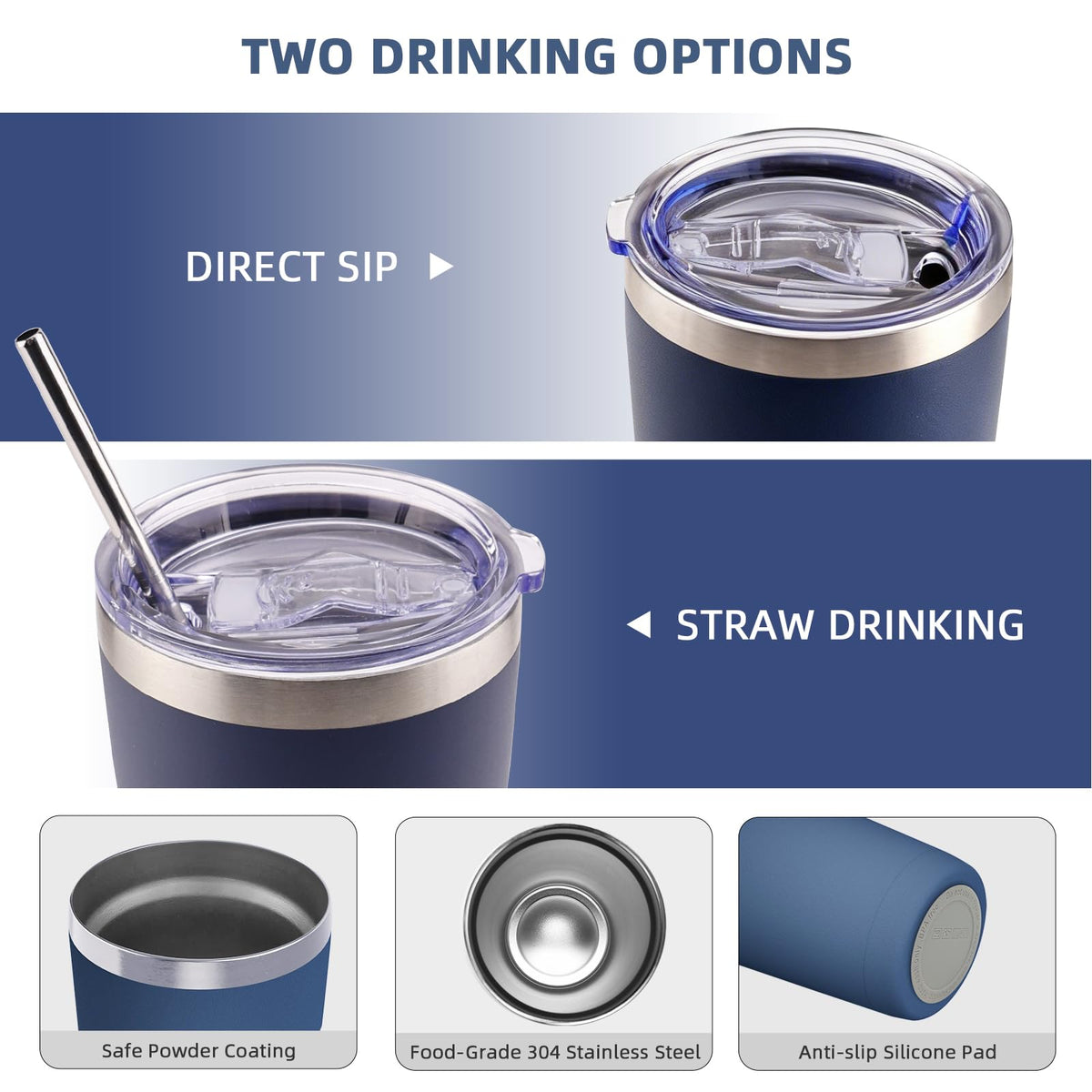 20oz Stainless Steel Travel Coffee Tumbler P569