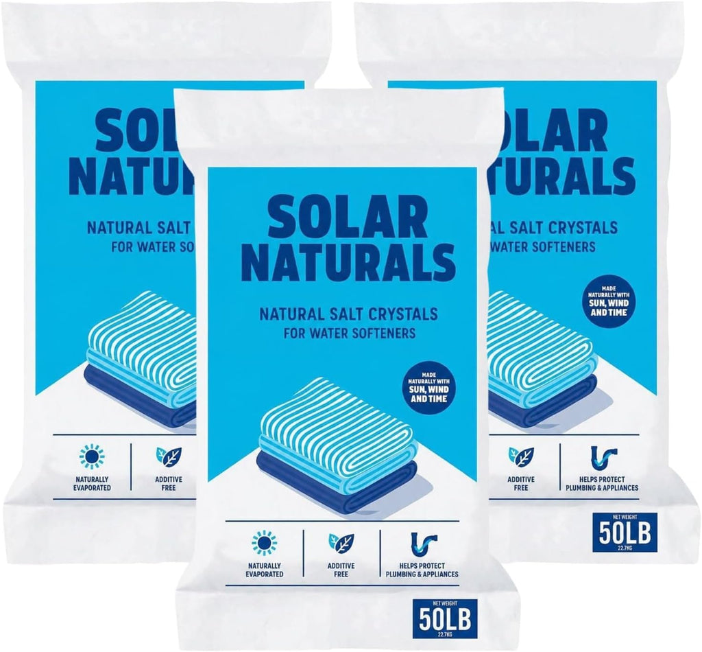 Natural Salt Crystals for Water Softeners, 50lb I1455