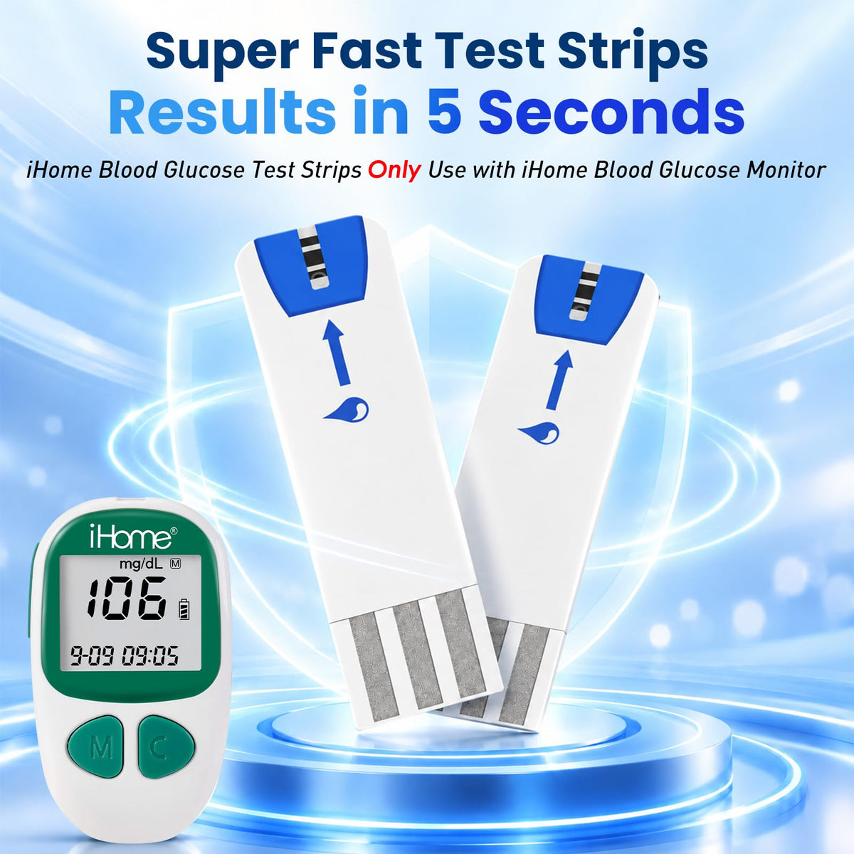 Glucose Test Strips 100 Count E9537