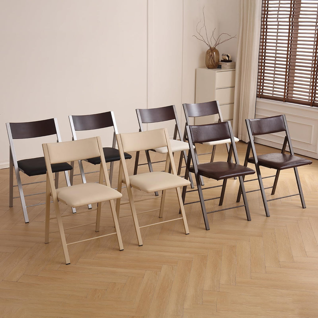 White 2 Pack Steel Frame Folding Chairs E66955