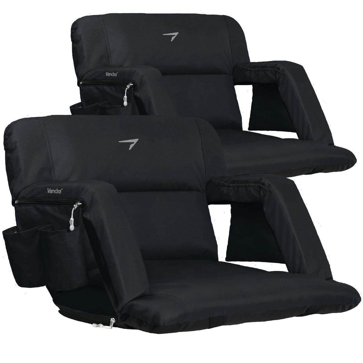 Wide Padded Bleacher Chair with Back Support O26648