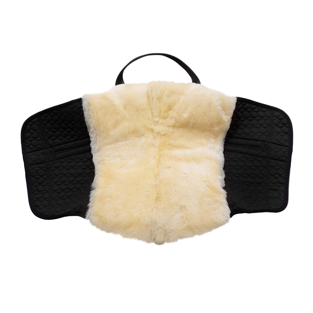 Horse Bareback Pad Treeless Saddle Real Sheepskin P2156