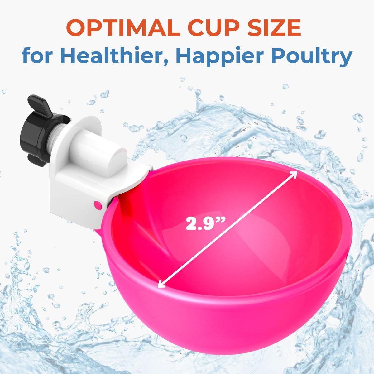 Automatic Chicken Waterer Cups 5 Pack Y79408