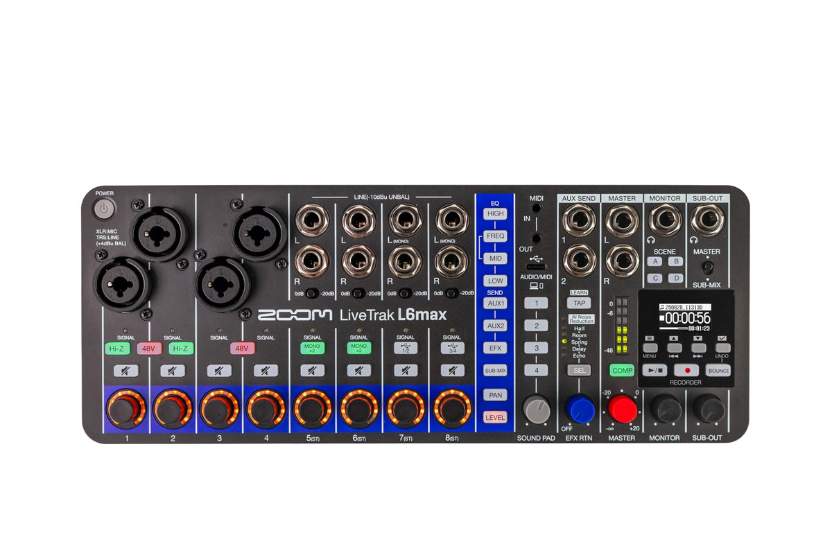 LiveTrak L6max Mixer/Recorder H860557