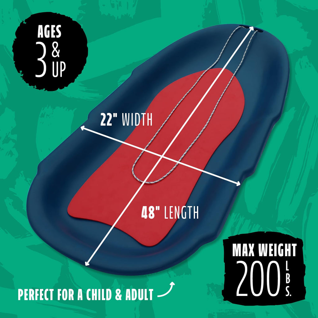 Heavy Duty Plastic Snow Sled K860
