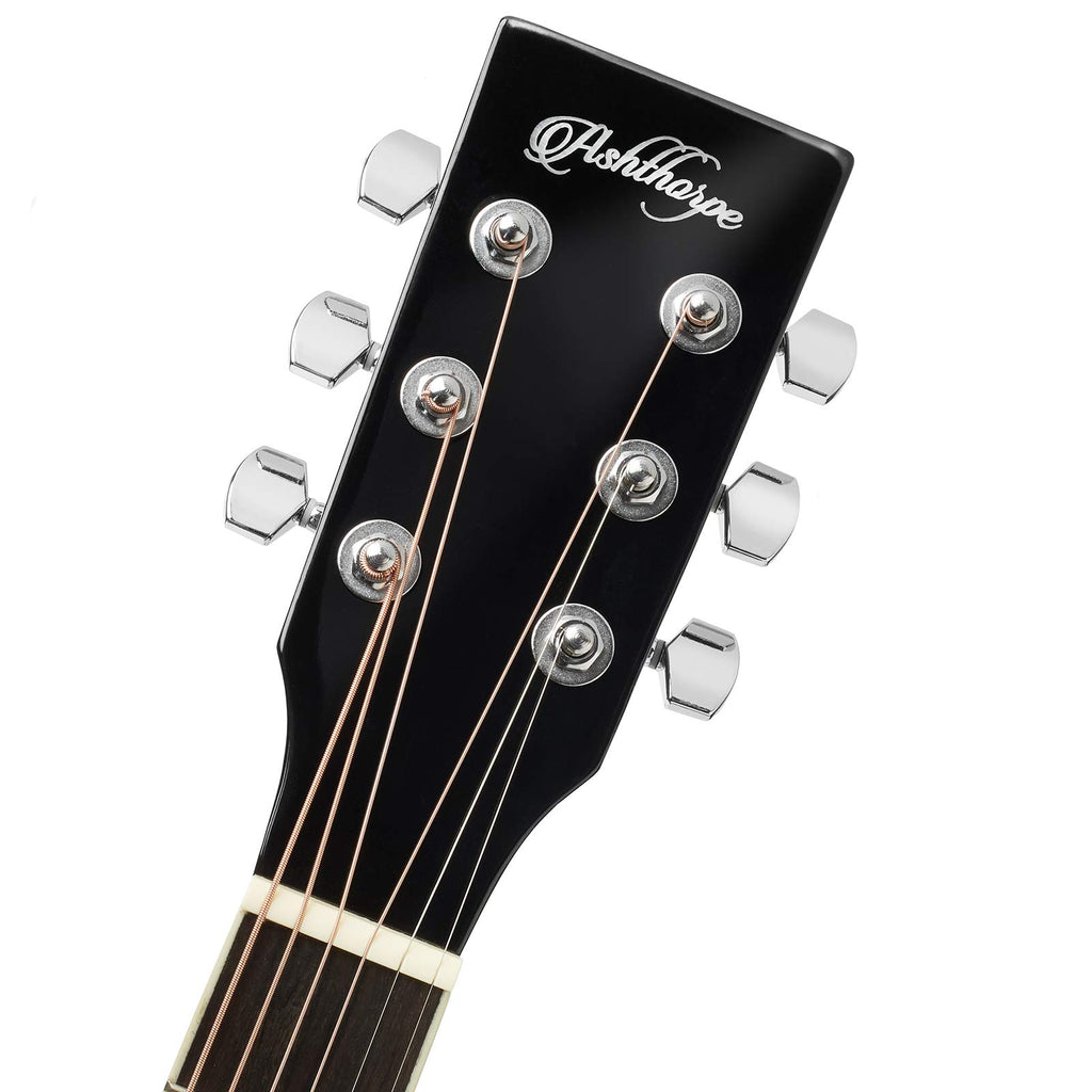Black Cutaway Thinline Acoustic-Electric Guitar X669