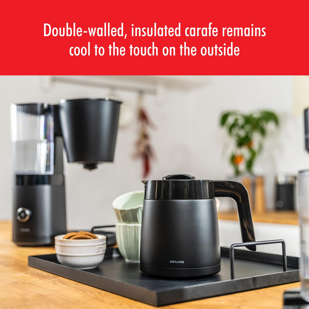 Black 10 Cup Drip Coffee Maker with Thermo Carafe B69962