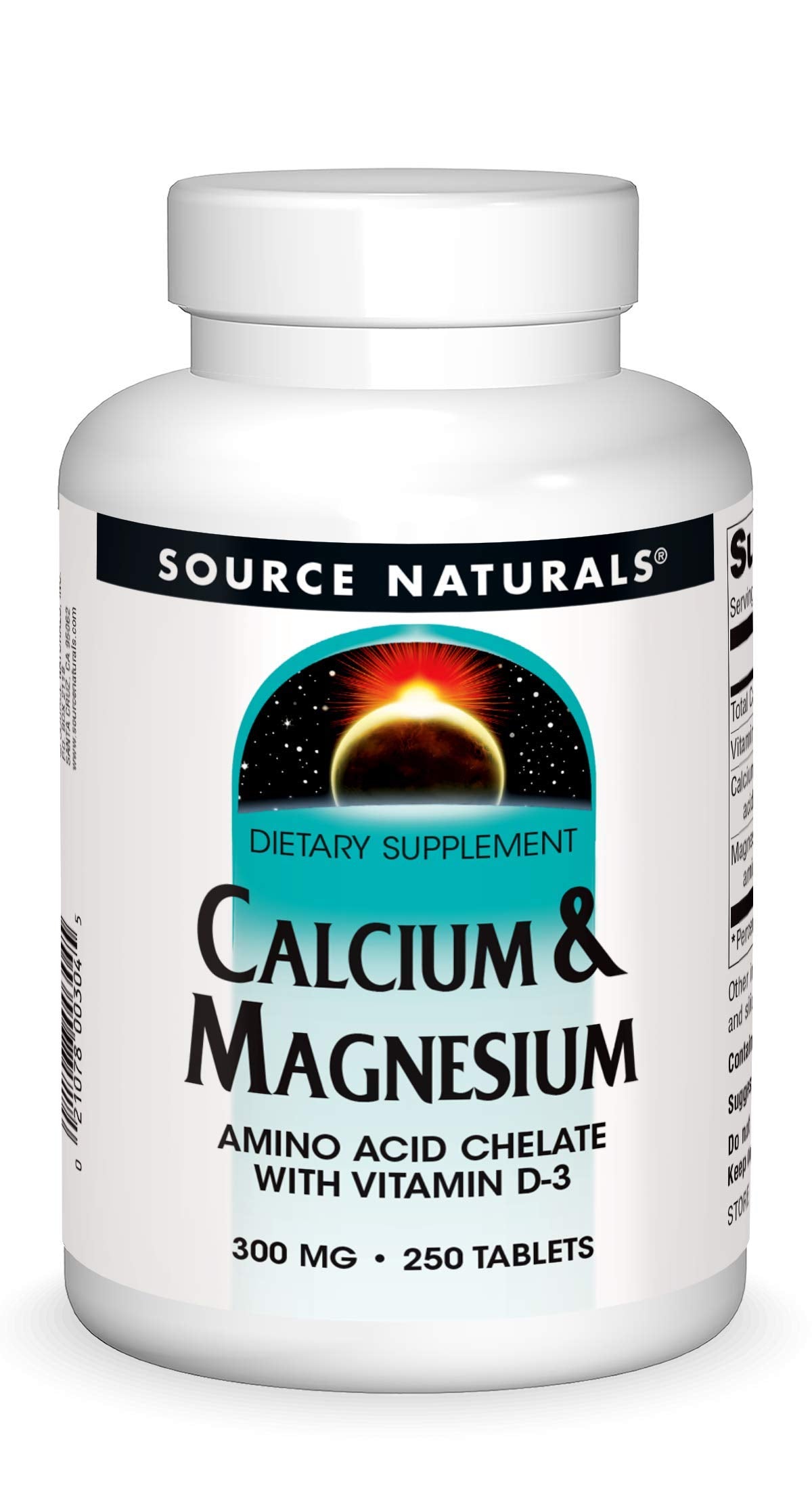 Calcium & Magnesium 300 MG 250 Tablets W75267