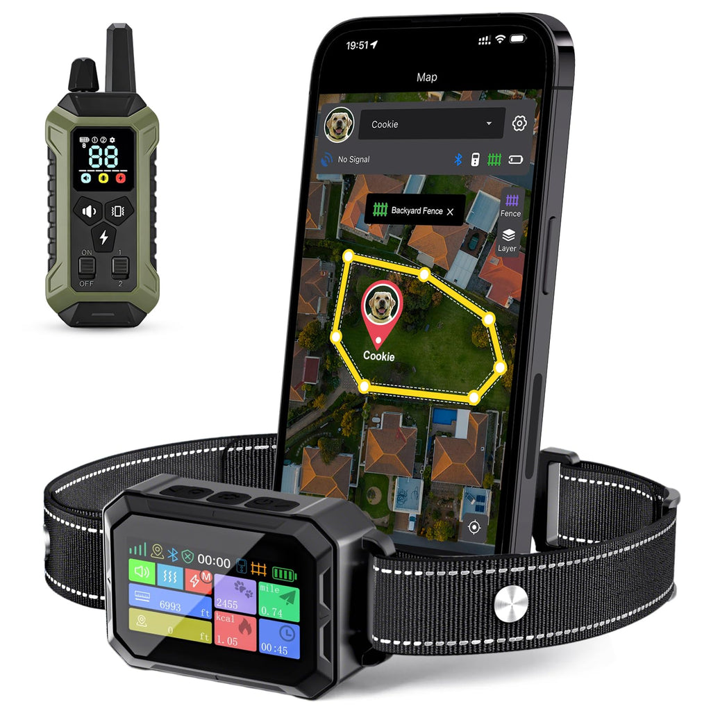 Wireless Dog Collar Fence System with Remote Training P841